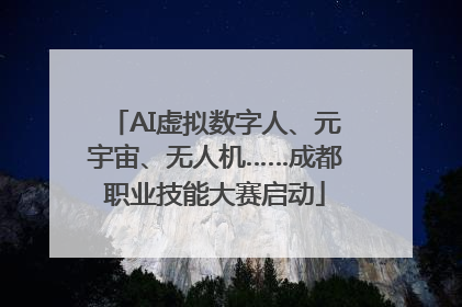 AI虚拟数字人、元宇宙、无人机……成都职业技能大赛启动